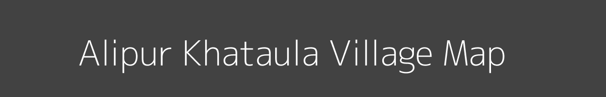 Map of Alipur Khataula Village in Uttarakhand Image