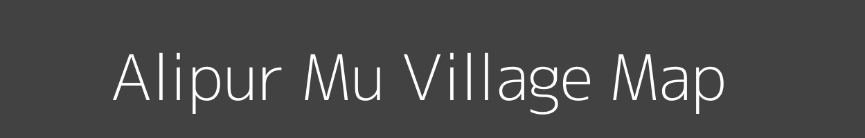 Map of Alipur Mu Village in Uttar Pradesh Image