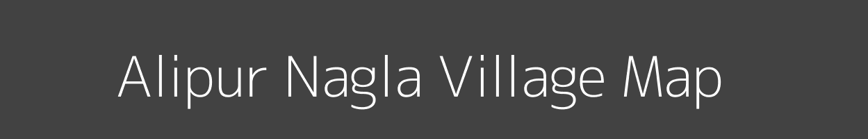 Map of Alipur Nagla Village in Uttar Pradesh Image