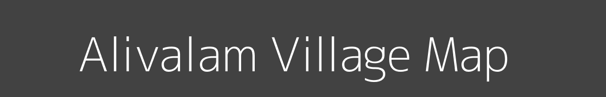 Map of Alivalam Village in Tamil Nadu Image