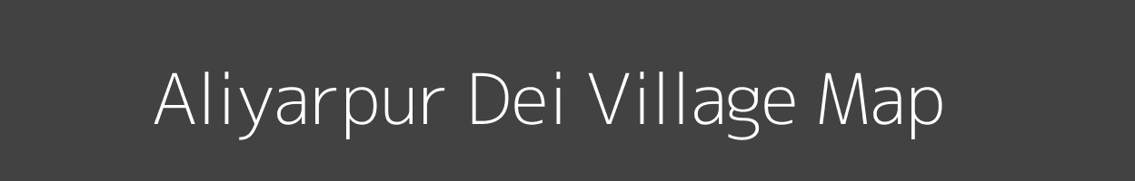 Map of Aliyarpur Dei Village in Uttar Pradesh Image