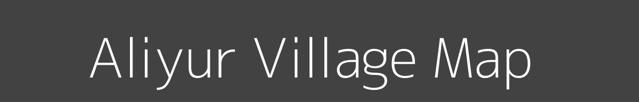 Map of Aliyur Village in Tamil Nadu Image