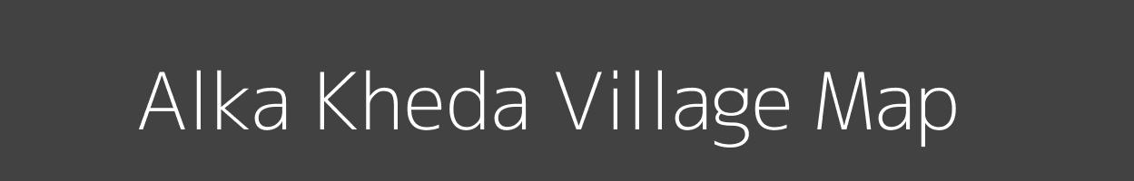 Map of Alka Kheda Village in Madhya Pradesh Image