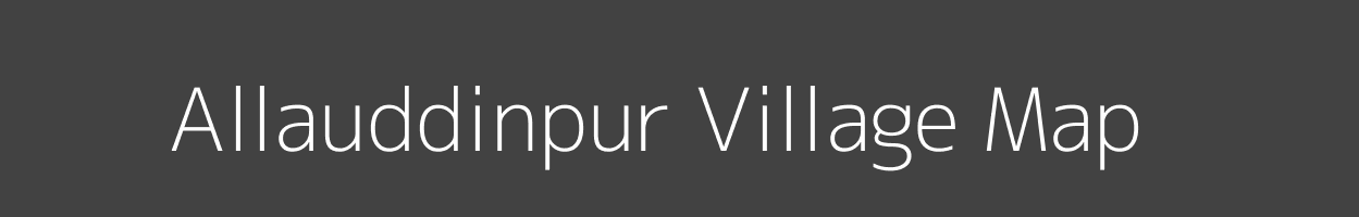 Map of Allauddinpur Village in Uttar Pradesh Image