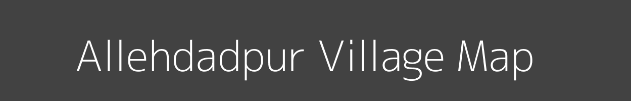 Map of Allehdadpur Village in Uttar Pradesh Image