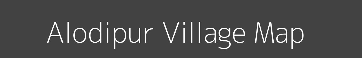 Map of Alodipur Village in Uttar Pradesh Image