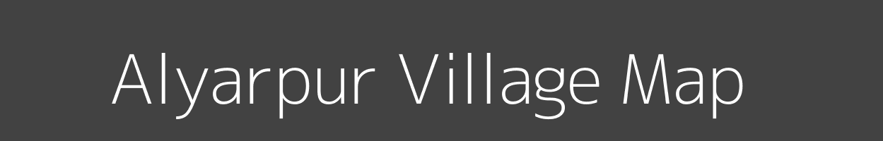 Map of Alyarpur Village in Uttar Pradesh Image