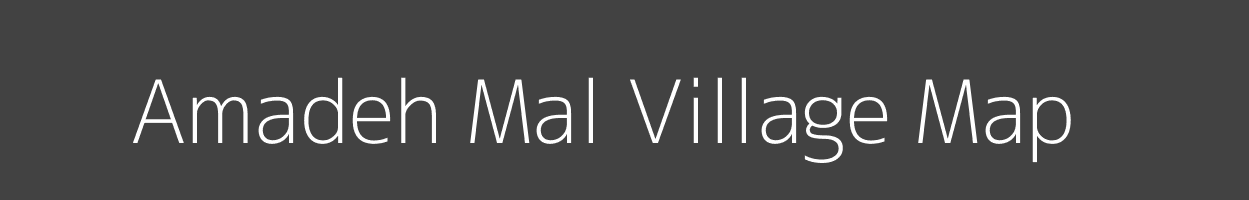 Map of Amadeh Mal Village in Madhya Pradesh Image