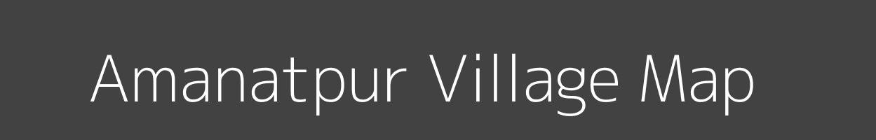 Map of Amanatpur Village in Uttar Pradesh Image