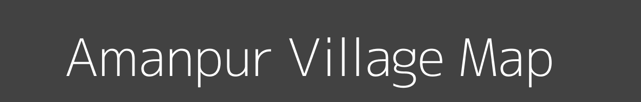 Map of Amanpur Village in Uttar Pradesh Image