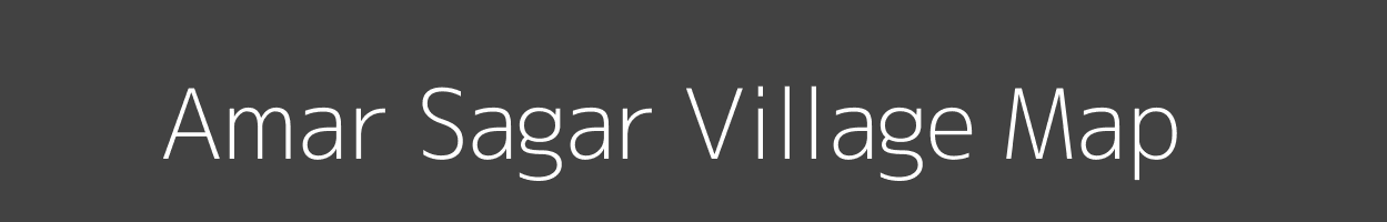 Map of Amar Sagar Village in Rajasthan Image