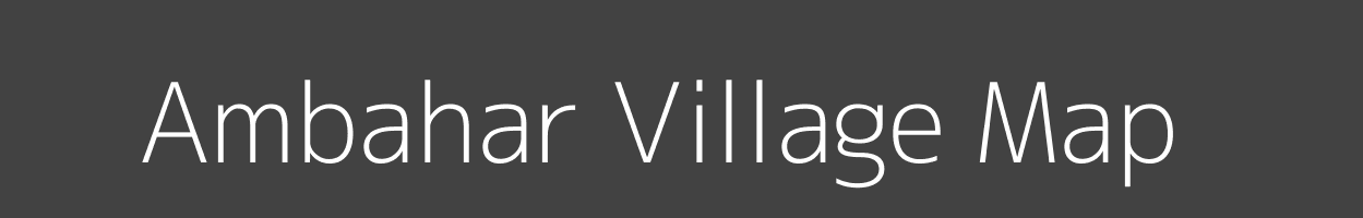 Map of Ambahar Village in Uttar Pradesh Image