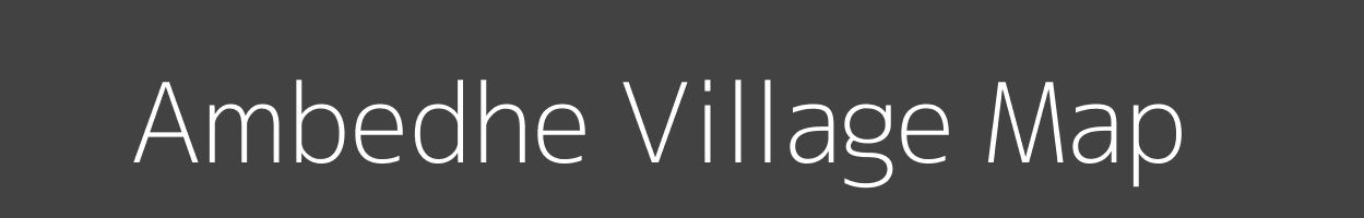 Map of Ambedhe Village in Maharashtra Image