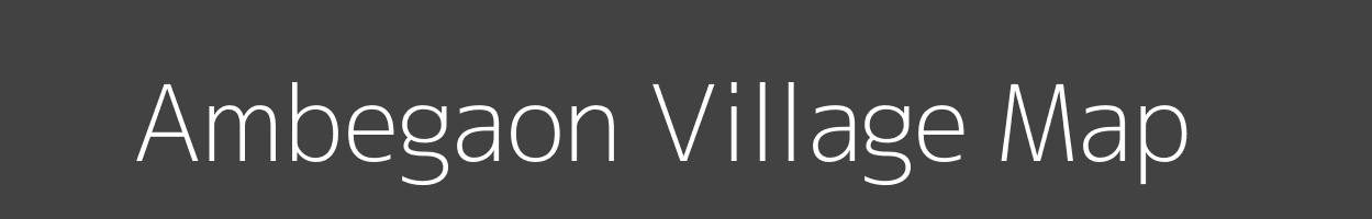 Map of Ambegaon Village in Maharashtra Image