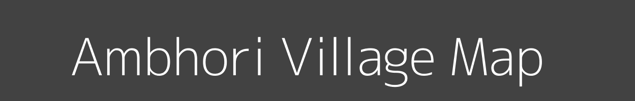 Map of Ambhori Village in Maharashtra Image