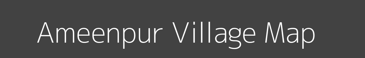 Map of Ameenpur Village in Madhya Pradesh Image