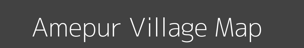 Map of Amepur Village in Uttar Pradesh Image