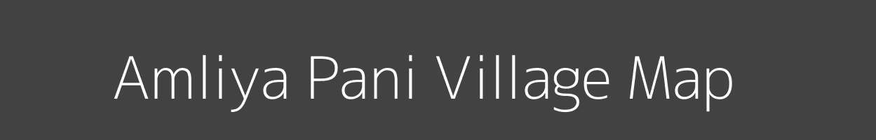 Map of Amliya Pani Village in Madhya Pradesh Image