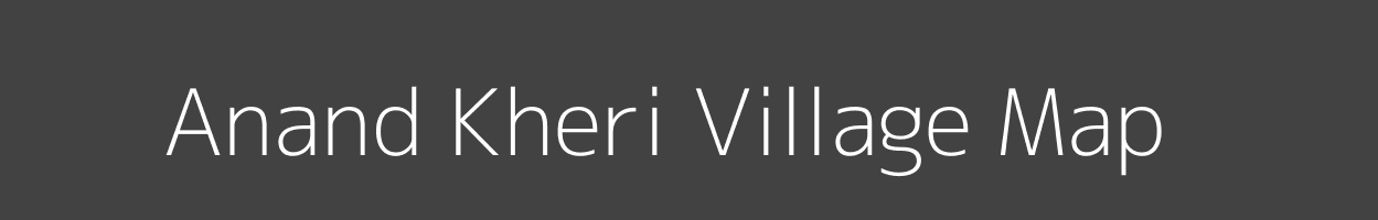 Map of Anand Kheri Village in Uttar Pradesh Image