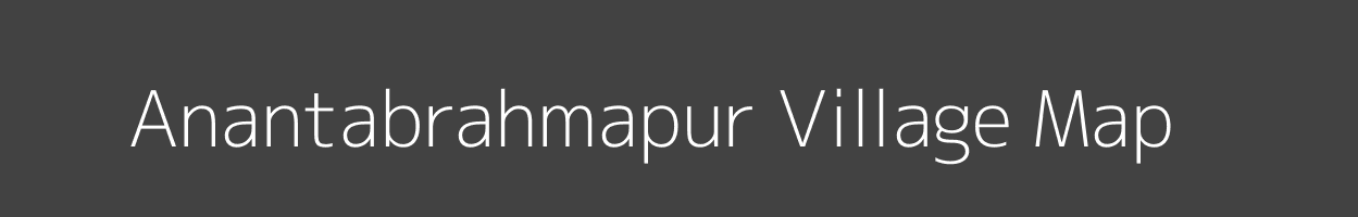 Map of Anantabrahmapur Village in Odisha Image