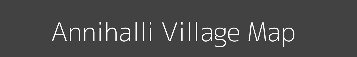 Map of Annihalli Village in Karnataka Image