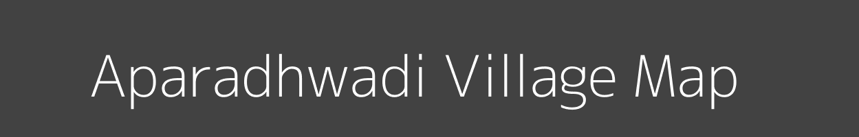 Map of Aparadhwadi Village in Maharashtra Image