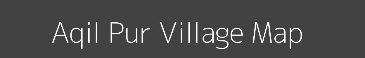 Map of Aqil Pur Village in Jammu and Kashmir Image