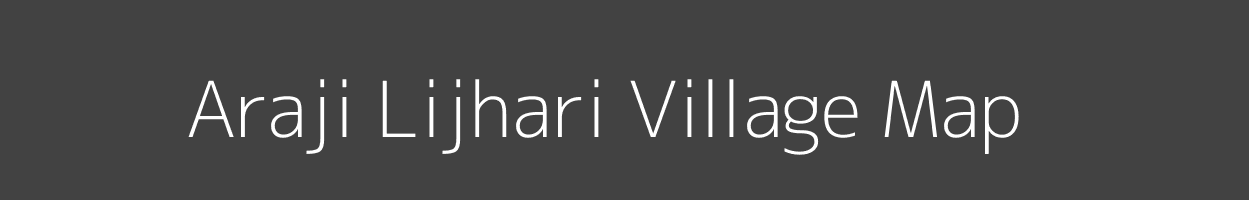 Map of Araji Lijhari Village in Uttar Pradesh Image