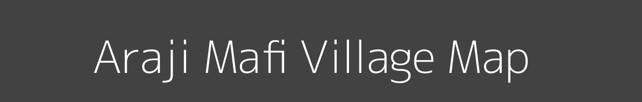 Map of Araji Mafi Village in Uttar Pradesh Image