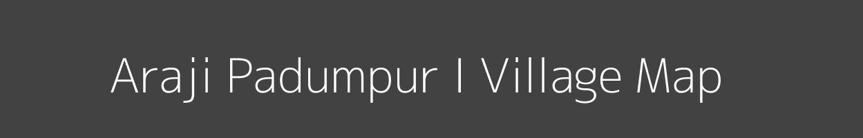 Map of Araji Padumpur I Village in Uttar Pradesh Image