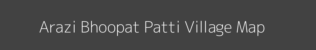 Map of Arazi Bhoopat Patti Village in Uttar Pradesh Image