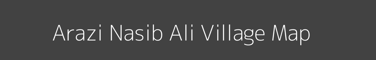 Map of Arazi Nasib Ali Village in Uttar Pradesh Image