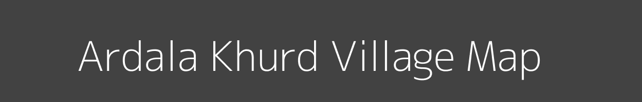 Map of Ardala Khurd Village in Madhya Pradesh Image