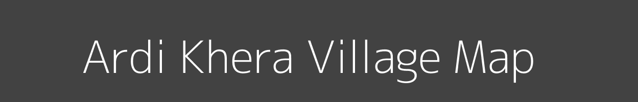 Map of Ardi Khera Village in Rajasthan Image