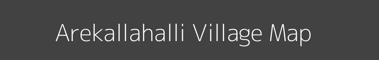 Map of Arekallahalli Village in Karnataka Image