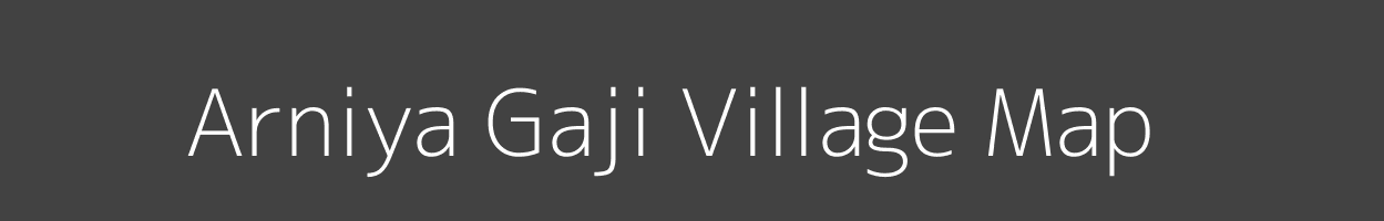 Map of Arniya Gaji Village in Madhya Pradesh Image