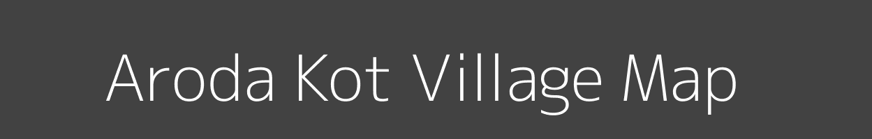 Map of Aroda Kot Village in Madhya Pradesh Image