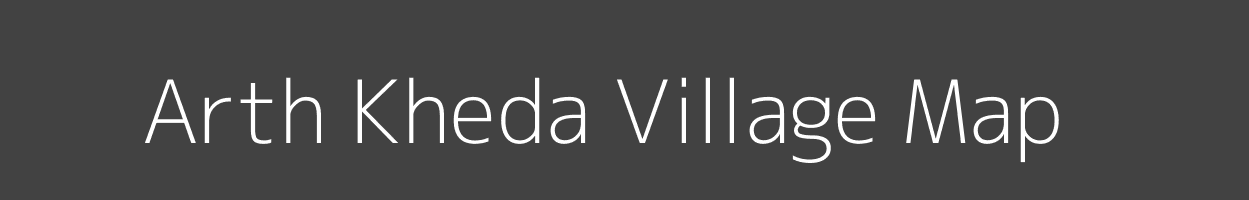 Map of Arth Kheda Village in Madhya Pradesh Image