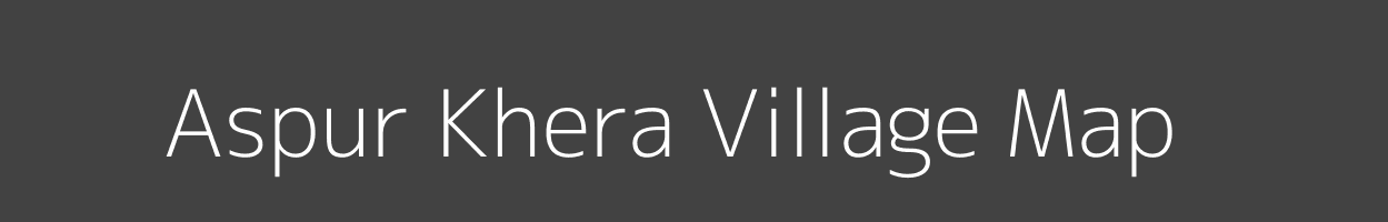 Map of Aspur Khera Village in Uttar Pradesh Image