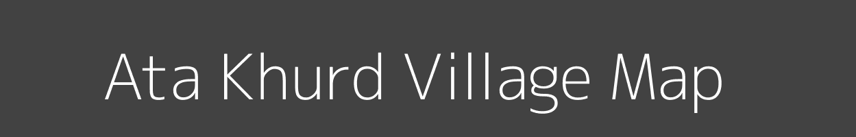 Map of Ata Khurd Village in Uttar Pradesh Image