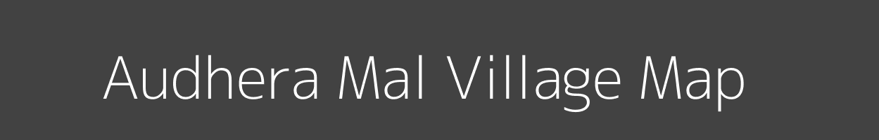 Map of Audhera Mal Village in Madhya Pradesh Image