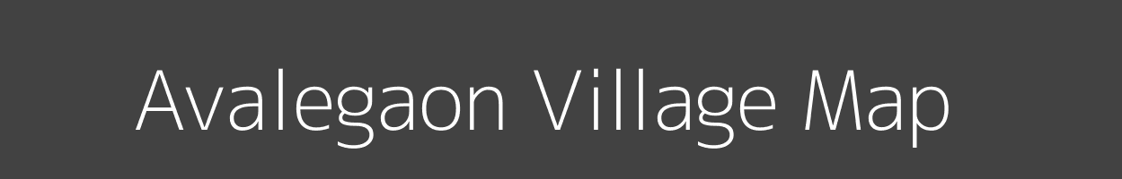 Map of Avalegaon Village in Maharashtra Image