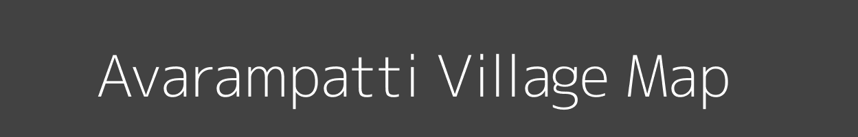 Map of Avarampatti Village in Tamil Nadu Image