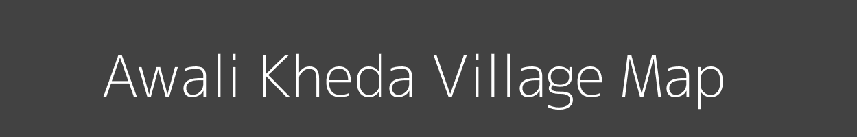Map of Awali Kheda Village in Madhya Pradesh Image