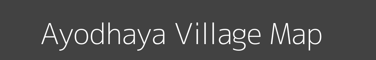 Map of Ayodhaya Village in Uttar Pradesh Image