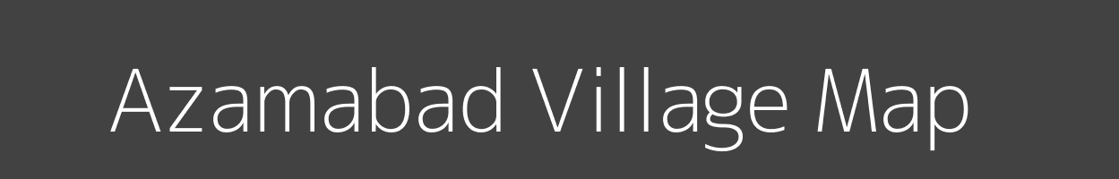 Map of Azamabad Village in Jammu and Kashmir Image