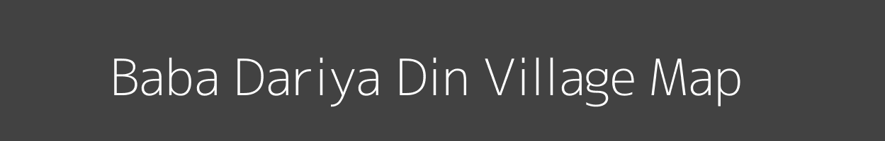 Map of Baba Dariya Din Village in Jammu and Kashmir Image