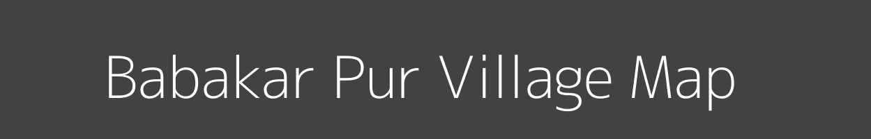 Map of Babakar Pur Village in Odisha Image