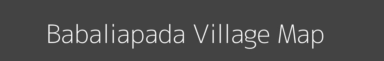 Map of Babaliapada Village in Madhya Pradesh Image
