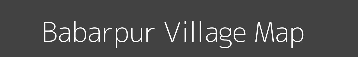 Map of Babarpur Village in Uttar Pradesh Image